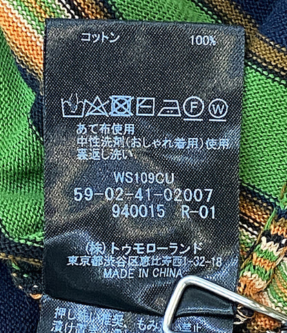 caban キャバン 半袖Ｔシャツ コットン マルチボーダー 59-02-41-02007 メンズ SIZE L