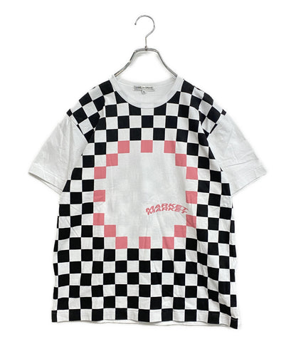 COMME des GARCONS 半袖Ｔシャツ チェッカープリントTシャツ 24AW ON-T103 メンズ SIZE XL コムデギャルソン