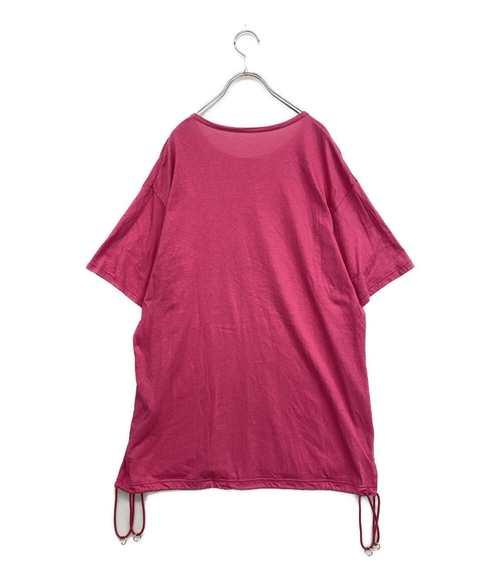 GROUND Y グラウンド ワイ ドローコードカットソー ピンク GN-T01-046 メンズ SIZE 3