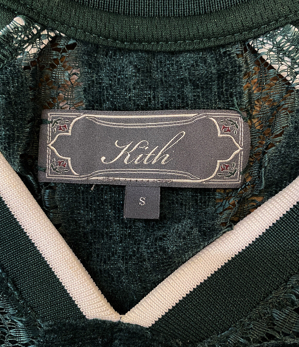 KITH キス ジャージシャツ メッシュ切替 CHASE JERSEY 25ss メンズ SIZE S