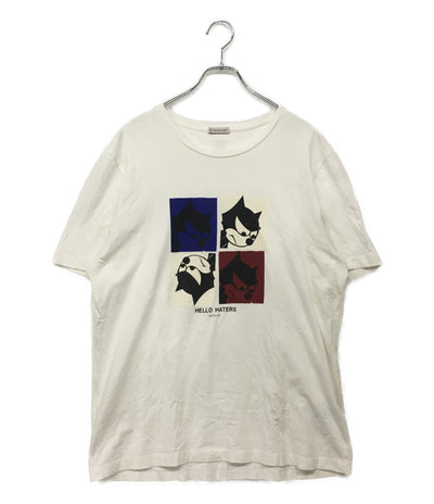 MONCLER 半袖Ｔシャツ フィリックスコラボ HELLO HATERS F20918C78910 メンズ SIZE L モンクレール