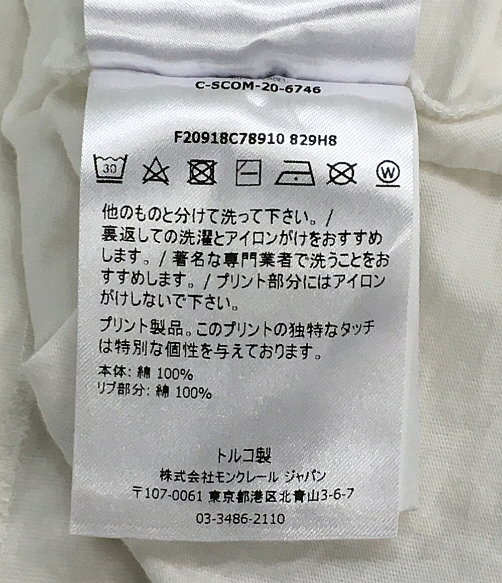 MONCLER 半袖Ｔシャツ フィリックスコラボ HELLO HATERS F20918C78910 メンズ SIZE L モンクレール