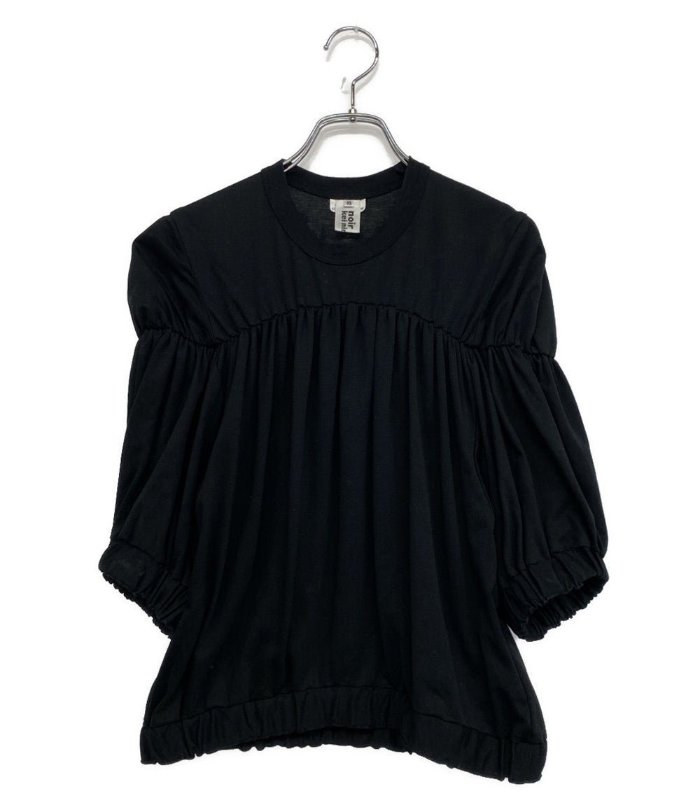 noir kei ninomiya ギャザーカットソー ブラック 25ss メンズ SIZE XS