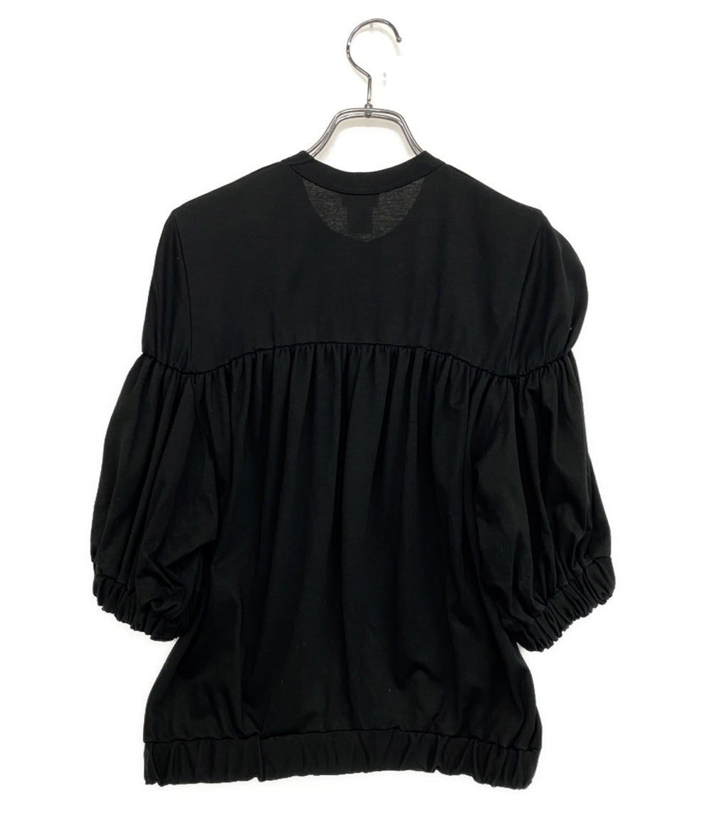 noir kei ninomiya ギャザーカットソー ブラック 25ss メンズ SIZE XS
