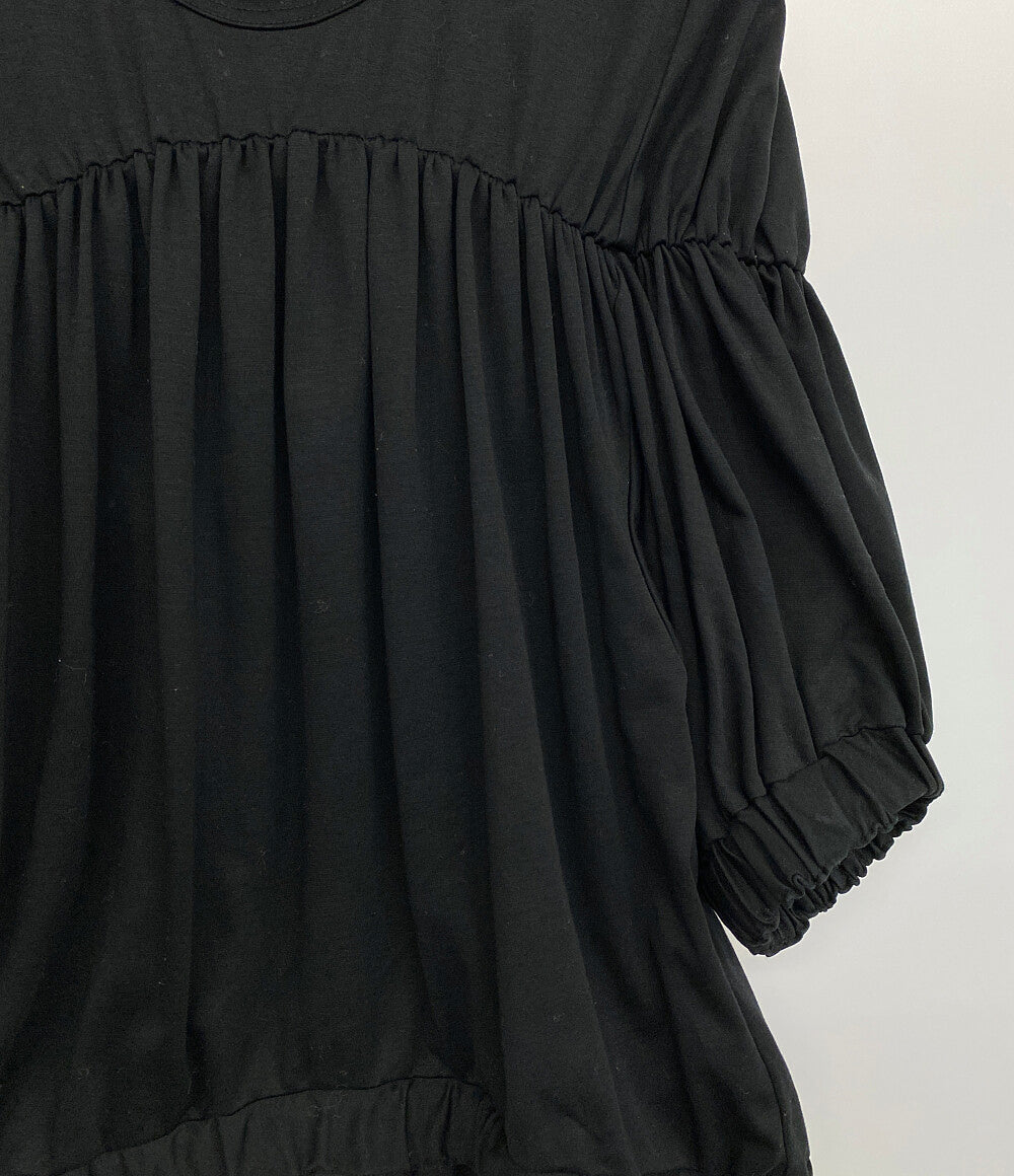 noir kei ninomiya ギャザーカットソー ブラック 25ss メンズ SIZE XS