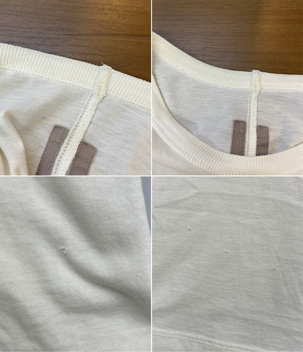 Rick Owens 半袖Ｔシャツ SSカットソー ホワイト メンズ SIZE S リックオウエンス
