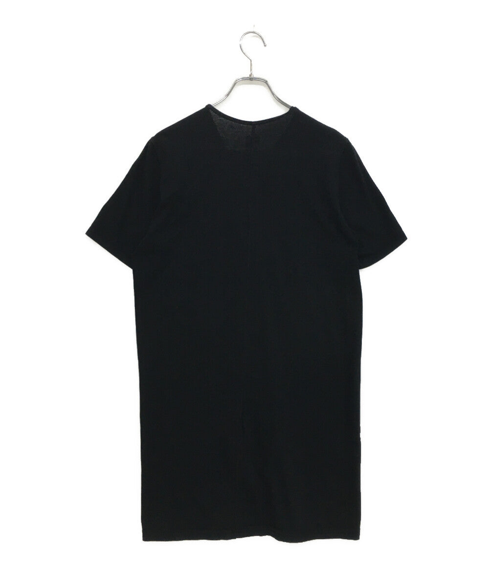 Rick Owens drkshdw ダークシャドウ ラベルパッチロングカットソー 半袖 14SS メンズ SIZE XS リックオウエンス