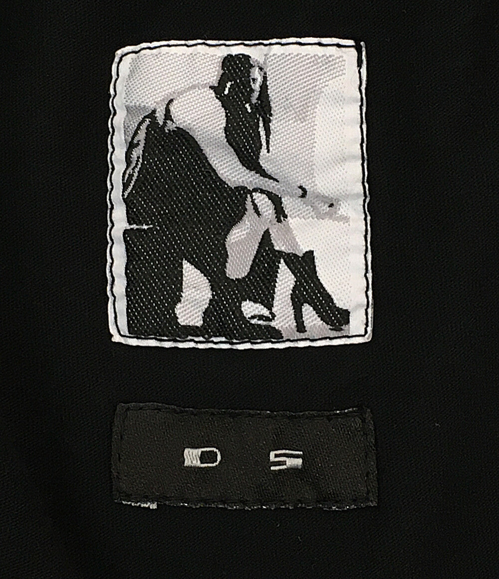 Rick Owens drkshdw ダークシャドウ ラベルパッチロングカットソー 半袖 14SS メンズ SIZE XS リックオウエンス