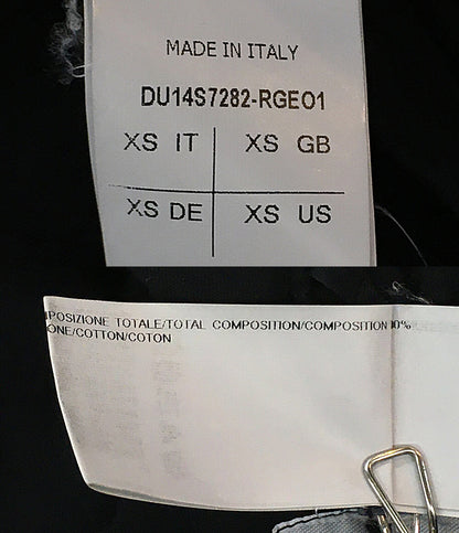 Rick Owens drkshdw ダークシャドウ ラベルパッチロングカットソー 半袖 14SS メンズ SIZE XS リックオウエンス