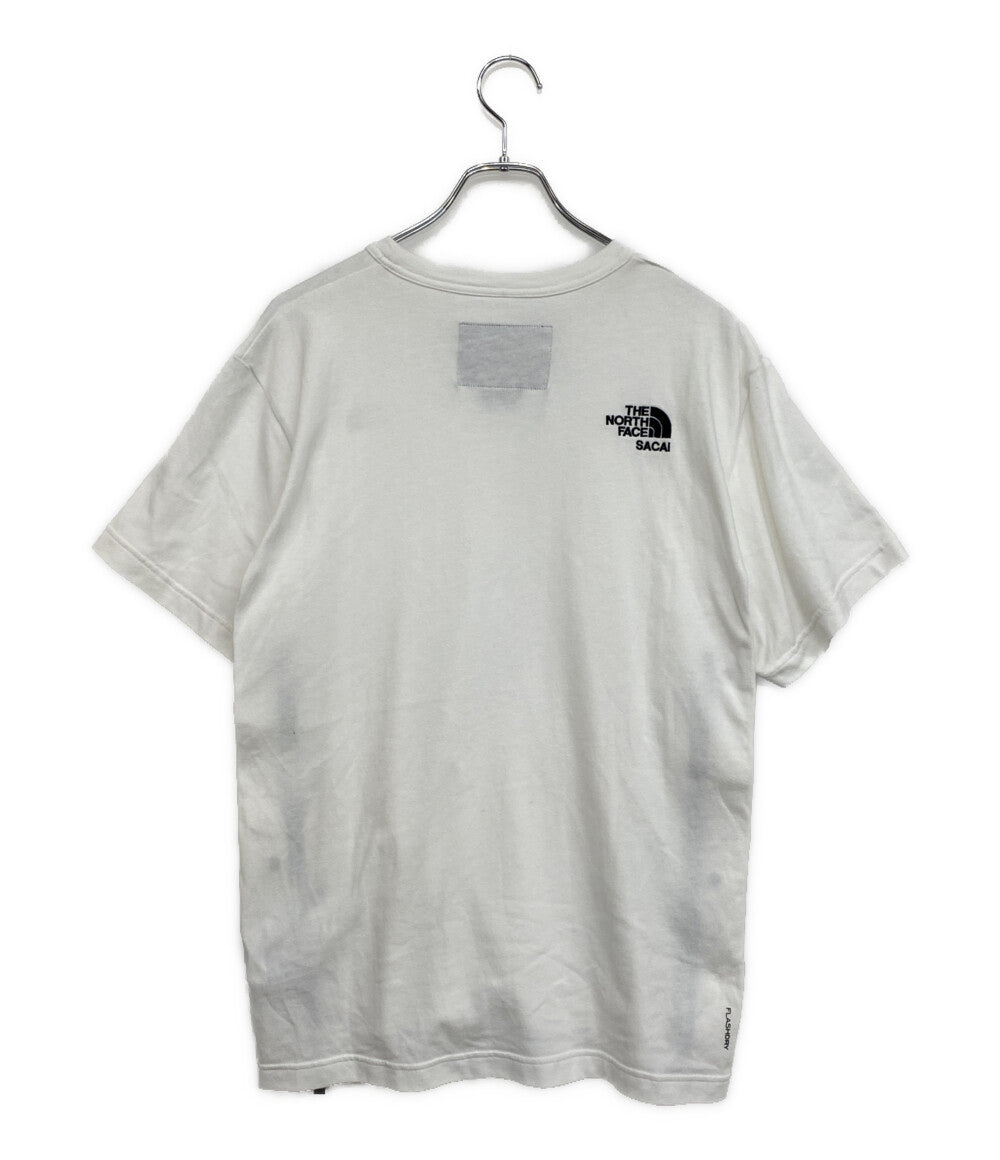 サカイ ザノースフェイス 半袖Ｔシャツ サイドファスナーSSカットソー メンズ SIZE M sacai×THE NORTH FACE