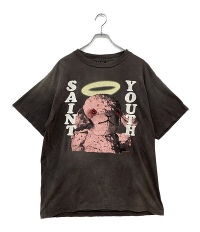 セントマイケル 半袖Ｔシャツ USED加工 PINKSHEEP TEE 21aw メンズ SIZE L SAINT MICHAEL
