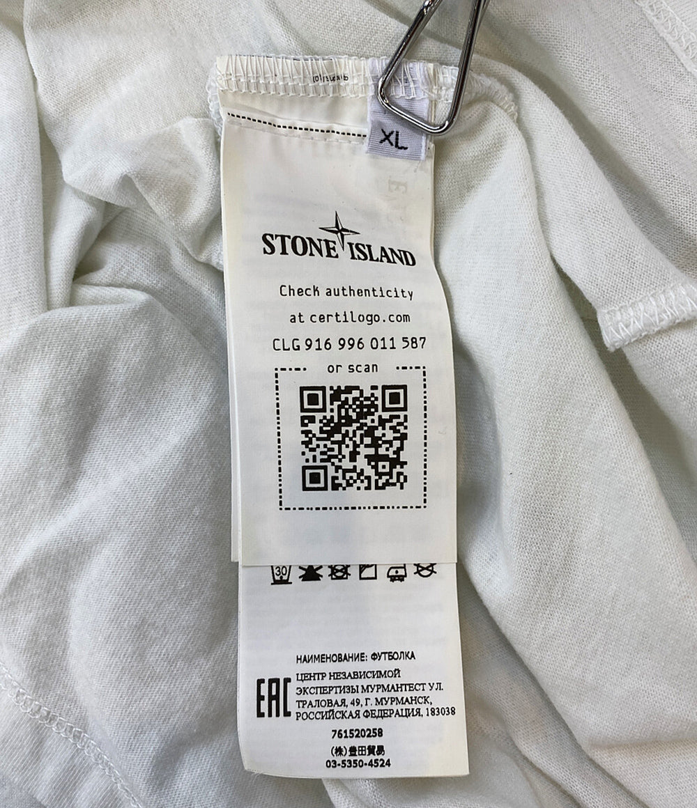 STONE ISLAND 半袖Ｔシャツ ポケットデザインカットソー 22ss メンズ SIZE XL ストーンアイランド