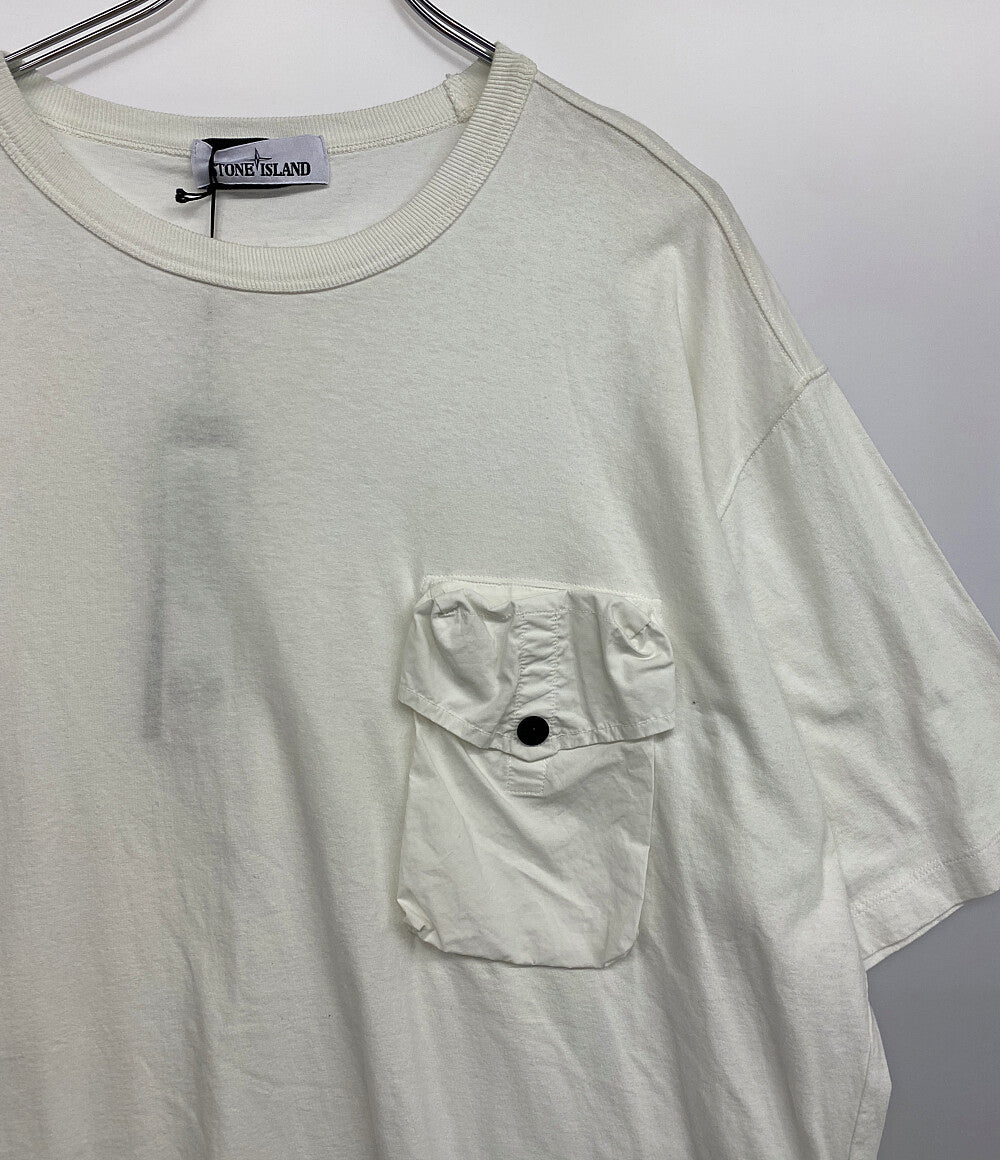 STONE ISLAND 半袖Ｔシャツ ポケットデザインカットソー 22ss メンズ SIZE XL ストーンアイランド