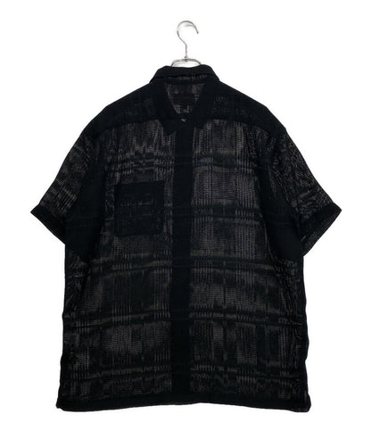 シュプリーム 半袖シャツ Mesh stripe shirt 23SS メンズ SIZE L Supreme