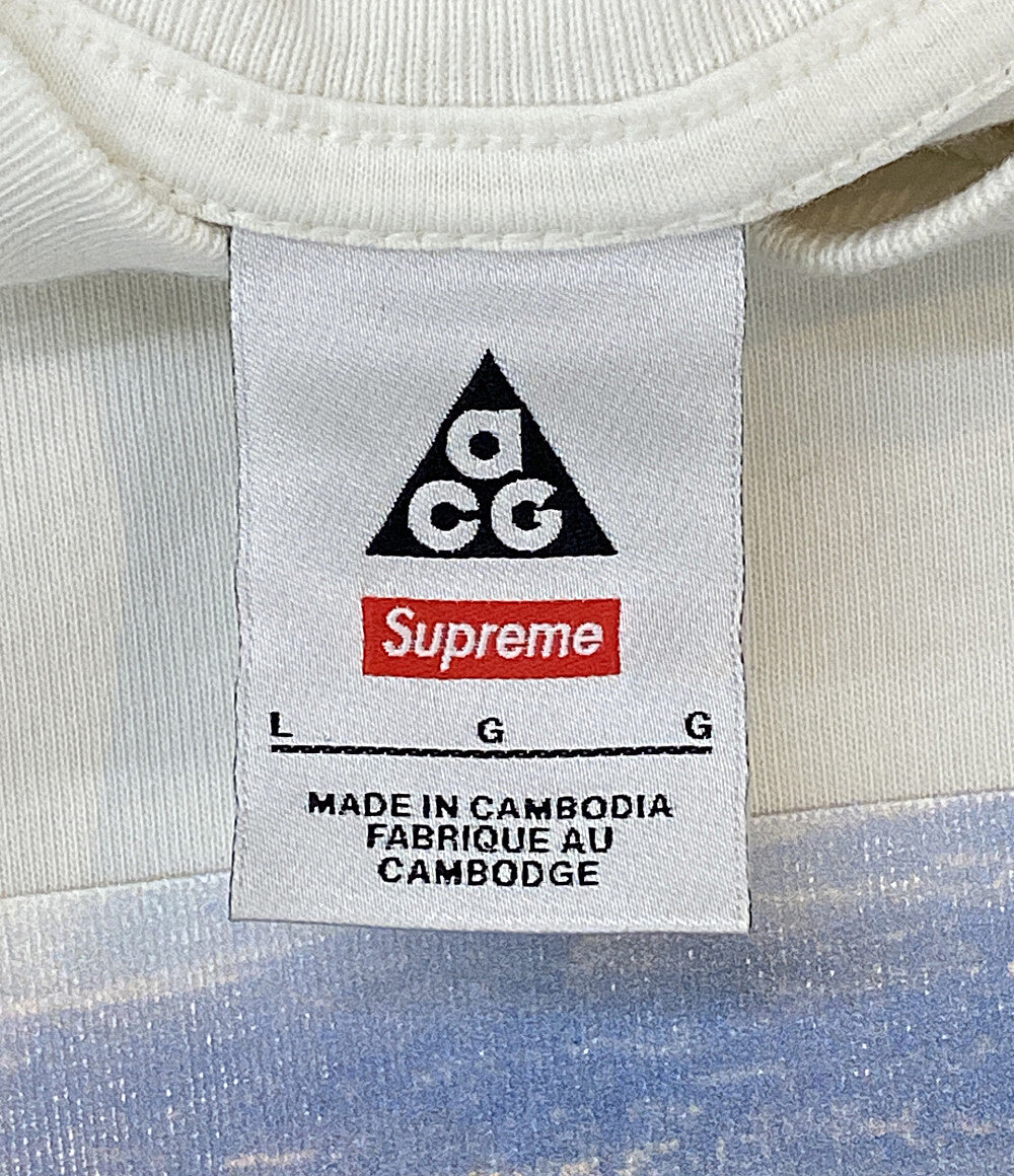 Supreme × ACG NIKE ナイキ エーシージー 半袖Ｔシャツ Grid Tee "White" SP220811SAA メンズ SIZE L シュプリーム