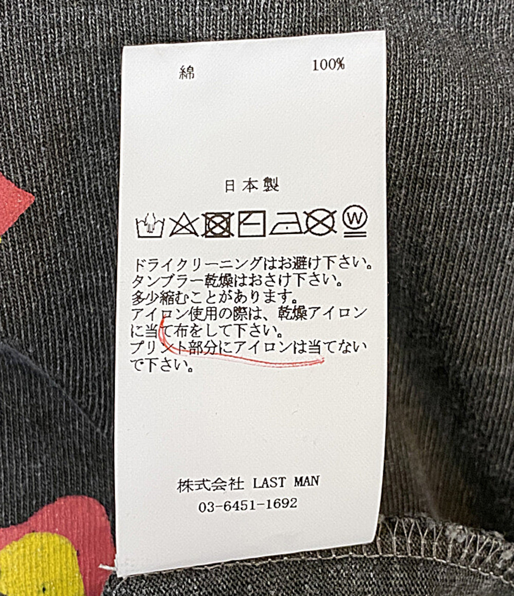 美品 WILDSIDE YOHJI YAMAMOTO × LASTMAN ワイルドサイドヨウジヤマモト ラストマン 半袖Ｔシャツ 242LM-CT20 メンズ SIZE XL
