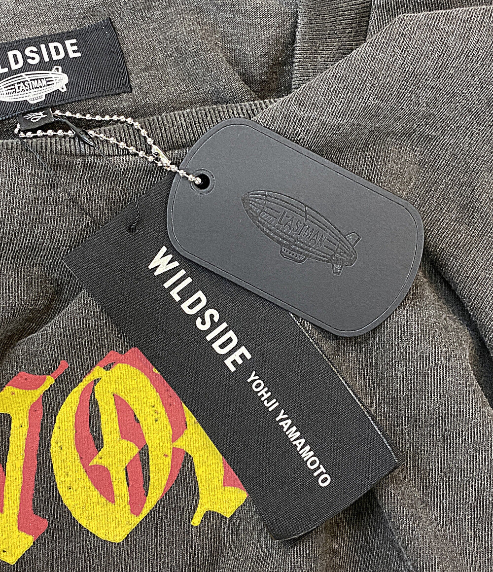 美品 WILDSIDE YOHJI YAMAMOTO × LASTMAN ワイルドサイドヨウジヤマモト ラストマン 半袖Ｔシャツ 242LM-CT20 メンズ SIZE XL