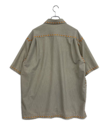 AMOK アモク 半袖シャツ LASER STITCH SHIRTS 221021 メンズ SIZE L