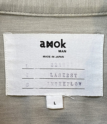 AMOK アモク 半袖シャツ LASER STITCH SHIRTS 221021 メンズ SIZE L