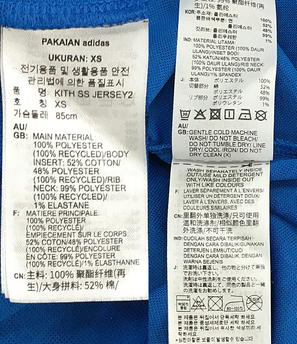 KITH×adidas キス 半袖Ｔシャツ football jersey ユニフォーム ドイツ メンズ SIZE XS アディダス