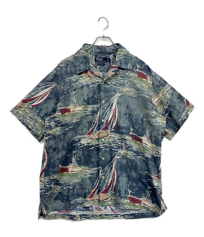 RALPH LAUREN キャンプヨット開襟シャツ 90S メンズ SIZE L ラルフローレン