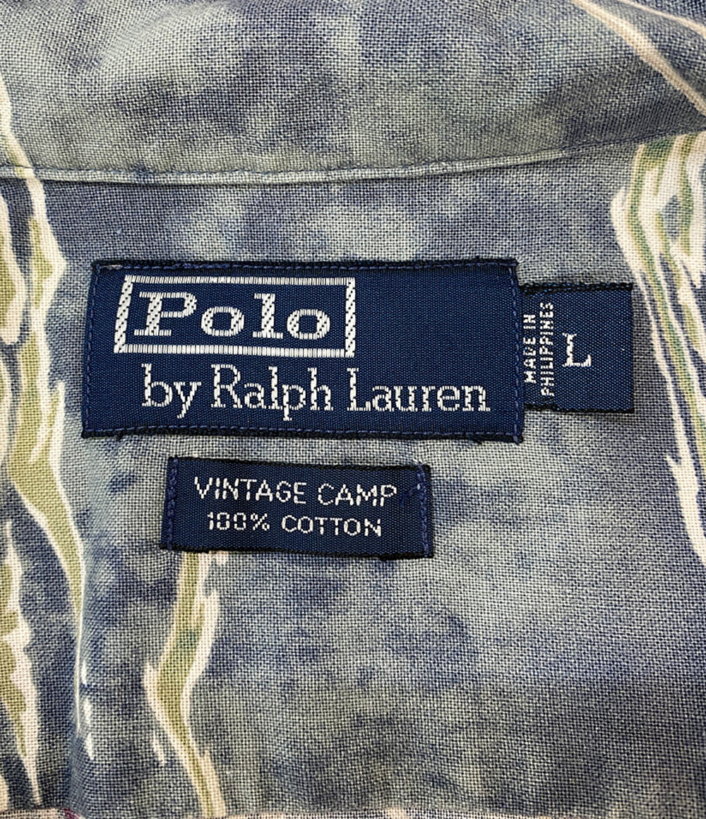 RALPH LAUREN キャンプヨット開襟シャツ 90S メンズ SIZE L ラルフローレン