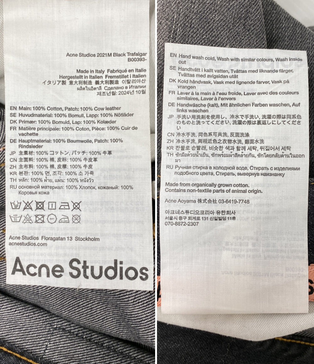 ACNE STUDIOS デニムパンツ 2021M Black Trafalgar B00393 メンズ SIZE 33 アクネストゥディオズ