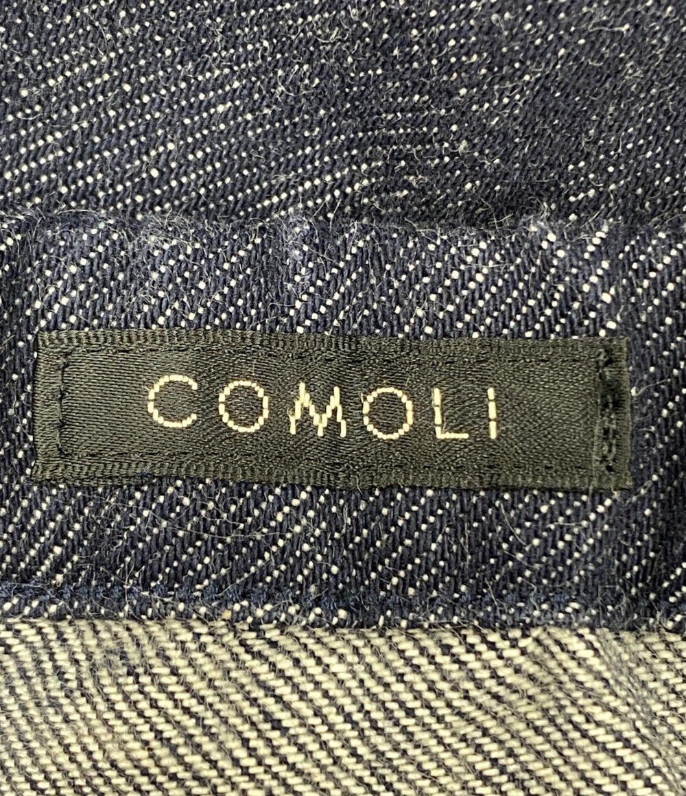 美品 COMOLI コモリ デニムテーパードパンツ B01-03013 25ss メンズ SIZE 3