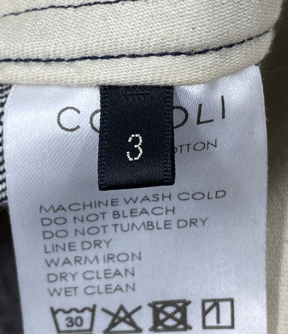 美品 COMOLI コモリ デニムテーパードパンツ B01-03013 25ss メンズ SIZE 3