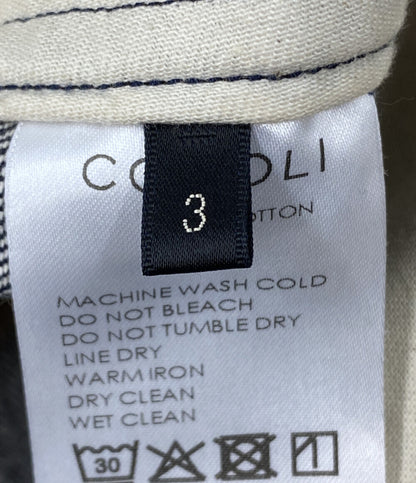 美品 COMOLI コモリ デニムテーパードパンツ B01-03013 25ss メンズ SIZE 3