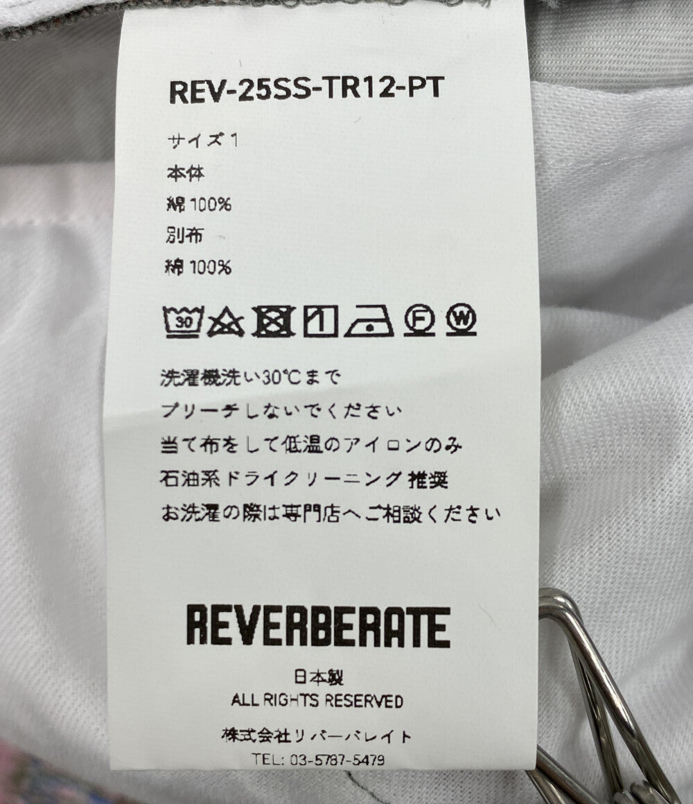 REVERBERATE リバーバレイト ショートパンツ TACKED CHINO SHORTS - PATTERN 25SS REV-25SS-TR12-PT メンズ SIZE 1