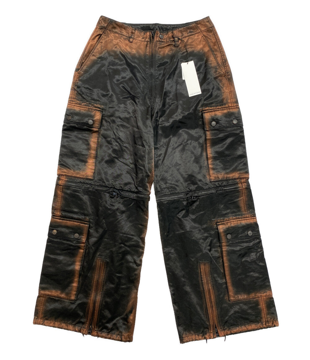 美品 SUBLATIONS サブレーションズ カーゴパンツ RUSTY SATIN TRANSFORM CARGO PANTS S131410 メンズ SIZE 2