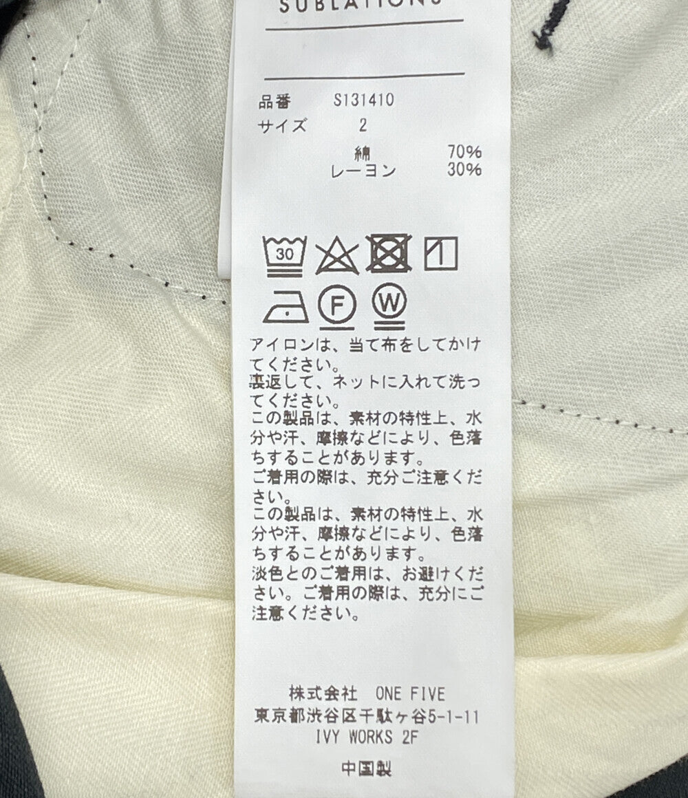 美品 SUBLATIONS サブレーションズ カーゴパンツ RUSTY SATIN TRANSFORM CARGO PANTS S131410 メンズ SIZE 2