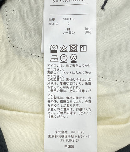 美品 SUBLATIONS サブレーションズ カーゴパンツ RUSTY SATIN TRANSFORM CARGO PANTS S131410 メンズ SIZE 2