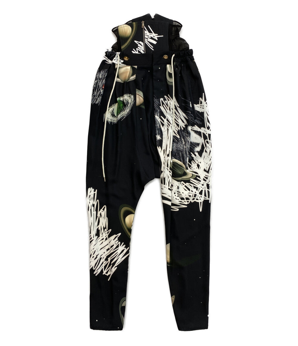 ヴィヴィアンウエストウッド PLANET柄 コルセット付きパンツ 23SS メンズ SIZE 40 VIVIENNE WESTWOOD