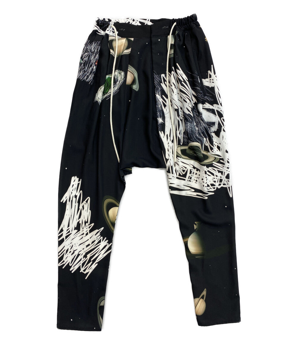 ヴィヴィアンウエストウッド PLANET柄 コルセット付きパンツ 23SS メンズ SIZE 40 VIVIENNE WESTWOOD