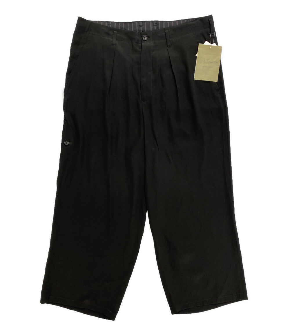 YOHJI YAMAMOTO POUR HOMME サイドボタンリネンパンツ 23SS メンズ