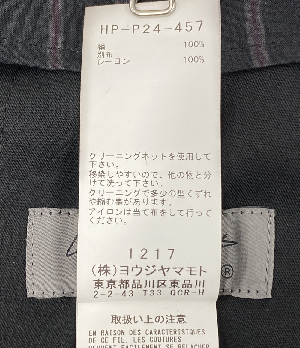 YOHJI YAMAMOTO POUR HOMME パンツ 16M CREPE DE CHINE R COIN POCKET PANTS 25SS HP-P24-457 メンズ SIZE 3 ヨウジヤマモトプールオム