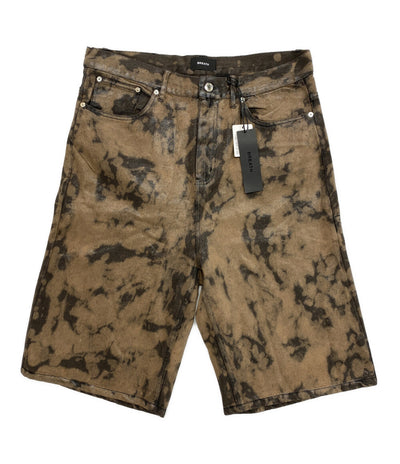 美品 BREATH ショートパンツ X JEANS COATING SHORTS BRW 25SS BR25SS-P1010 メンズ SIZE XL ブレスレス