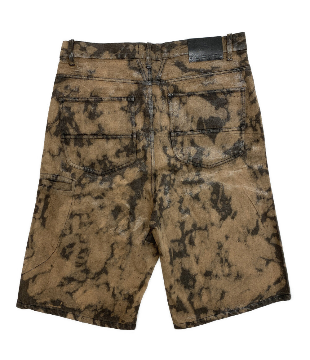 美品 BREATH ショートパンツ X JEANS COATING SHORTS BRW 25SS BR25SS-P1010 メンズ SIZE XL ブレスレス