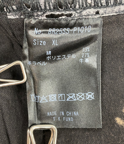 美品 BREATH ショートパンツ X JEANS COATING SHORTS BRW 25SS BR25SS-P1010 メンズ SIZE XL ブレスレス