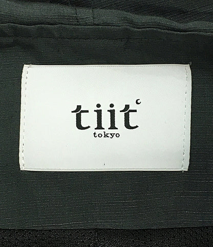 tiit tokyo ティートトウキョウ シルクダブルジップモッズコート レディース SIZE 48