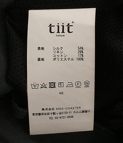 tiit tokyo ティートトウキョウ シルクダブルジップモッズコート レディース SIZE 48