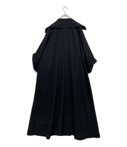 YOHJI YAMAMOTO COLLECTIONS ヨウジヤマモト コレクションズ アーミーギャバジン袖バルーンコート 24AW F0-C63-101 レディース SIZE 2
