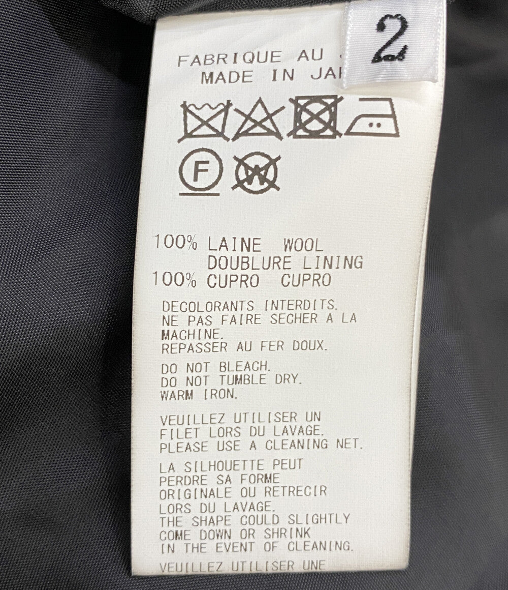 YOHJI YAMAMOTO COLLECTIONS ヨウジヤマモト コレクションズ アーミーギャバジン袖バルーンコート 24AW F0-C63-101 レディース SIZE 2