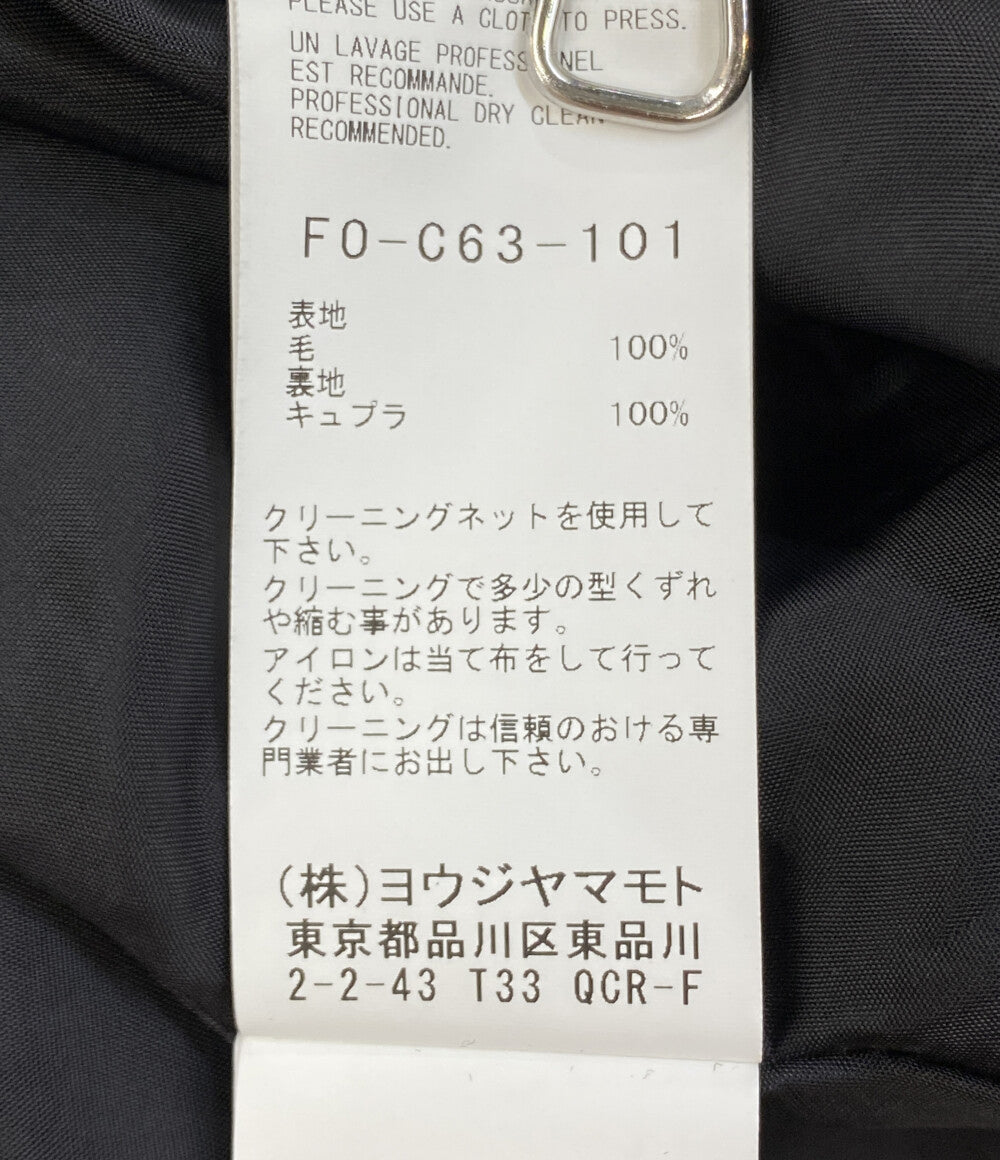 YOHJI YAMAMOTO COLLECTIONS ヨウジヤマモト コレクションズ アーミーギャバジン袖バルーンコート 24AW F0-C63-101 レディース SIZE 2