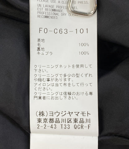 YOHJI YAMAMOTO COLLECTIONS ヨウジヤマモト コレクションズ アーミーギャバジン袖バルーンコート 24AW F0-C63-101 レディース SIZE 2