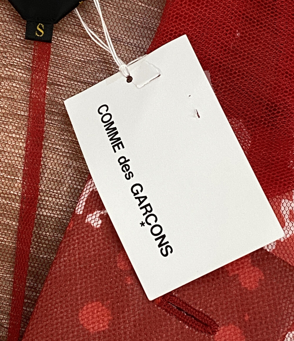 コムデギャルソン コムデギャルソン 美品 レースレイヤードペンキジャケット 25SS GO-J035 レディース SIZE S COMME des GARCONS COMME des GARCONS