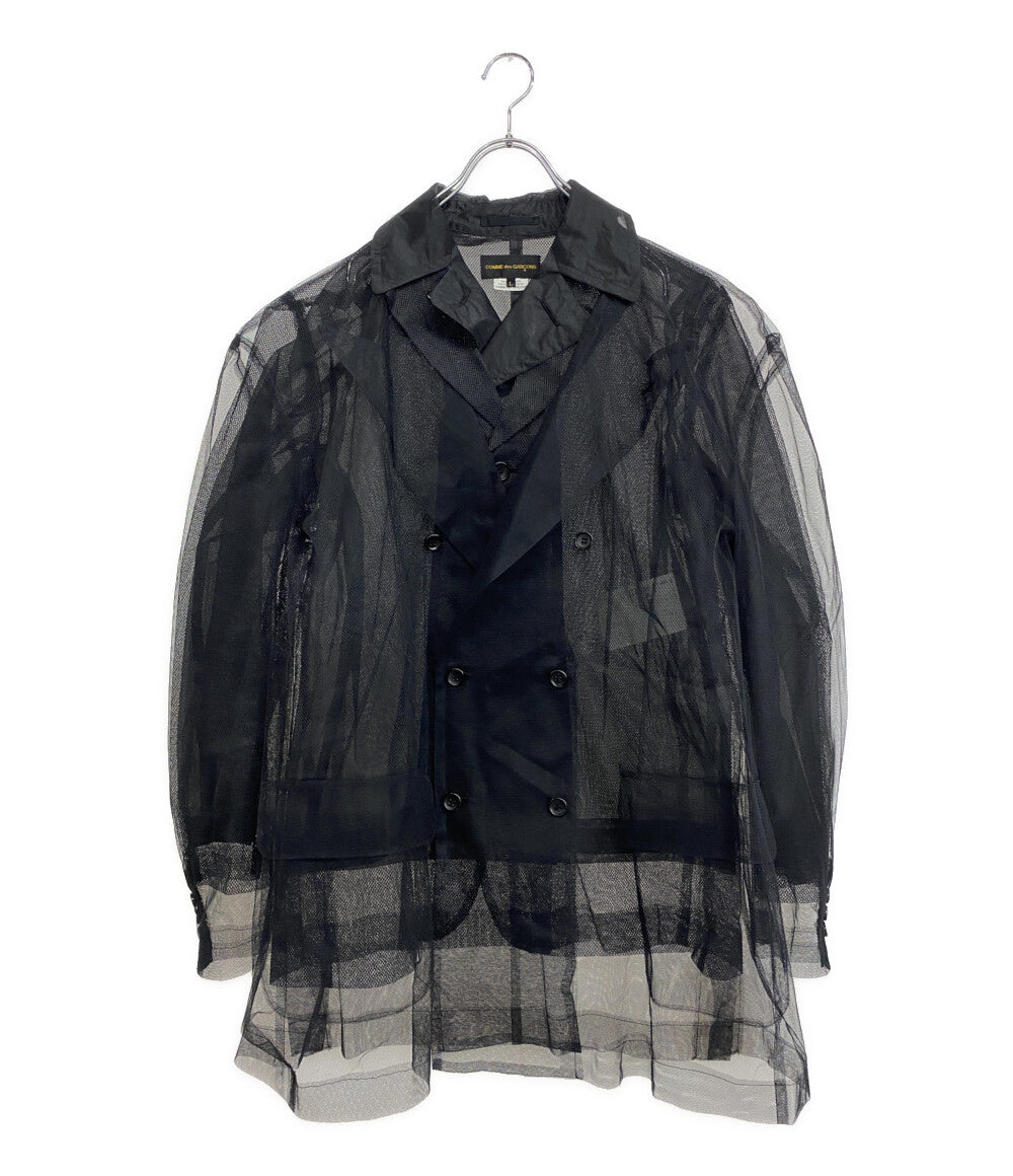美品 COMME des GARCONS チュールジャケット 25SS GO-J012 レディース SIZE L コムデギャルソン