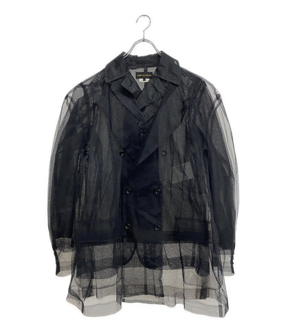 美品 COMME des GARCONS チュールジャケット 25SS GO-J012 レディース SIZE L コムデギャルソン